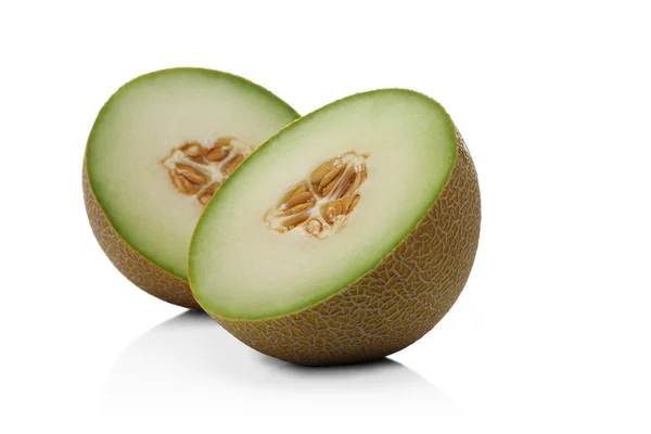 Two halves of Melon — Stock Photo, Image