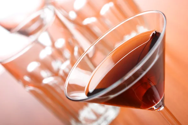 Drink in martini glass — Stock Photo, Image