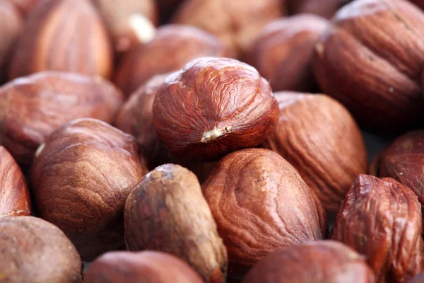 Tasty brown hazelnuts — Stock Photo, Image