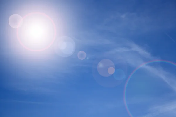 Clouds on a blue sky — Stock Photo, Image