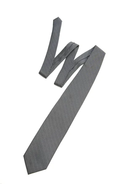 Grey silk Tie — Stock Photo, Image