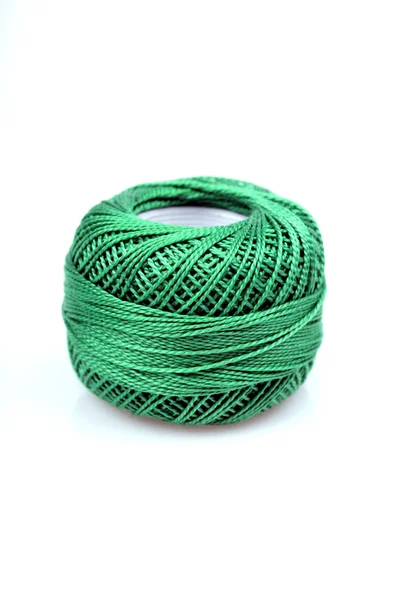 Green Ball of string — Stock Photo, Image