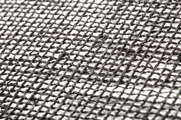 Black linen cloth — Stock Photo, Image