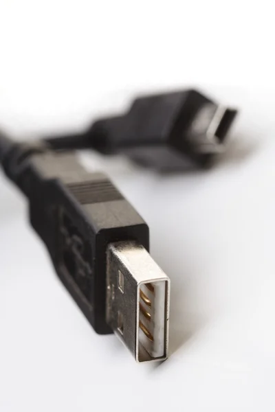 Iki usb kablosu — Stok fotoğraf