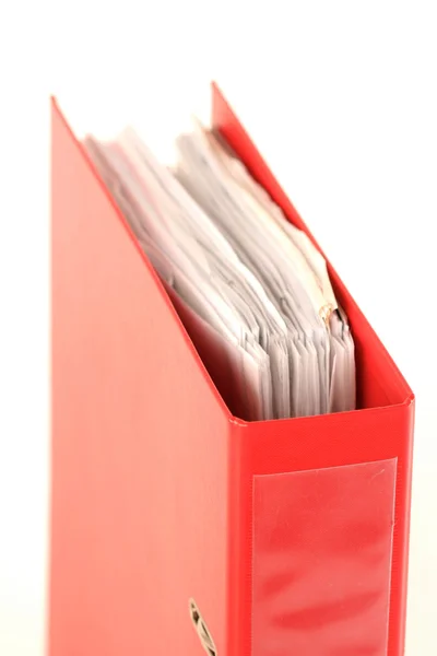 Red Archive folder — Stock Photo, Image