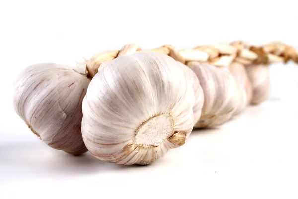 Fresh Garlic bulbs — Stock Photo, Image