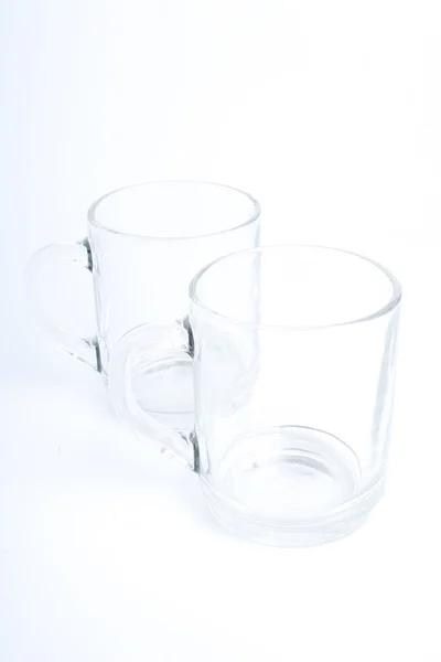 Dvě prázdné sklenice — Stock fotografie