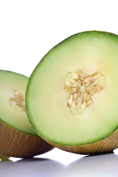 Two halves of Melon — Stock Photo, Image