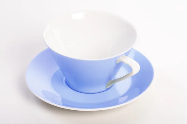 Tazza vuota blu — Foto Stock