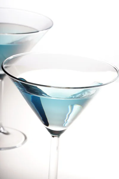 Drinks in martini glasses — Stock Photo, Image