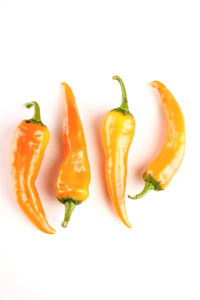 Oranje chilipepers — Stockfoto