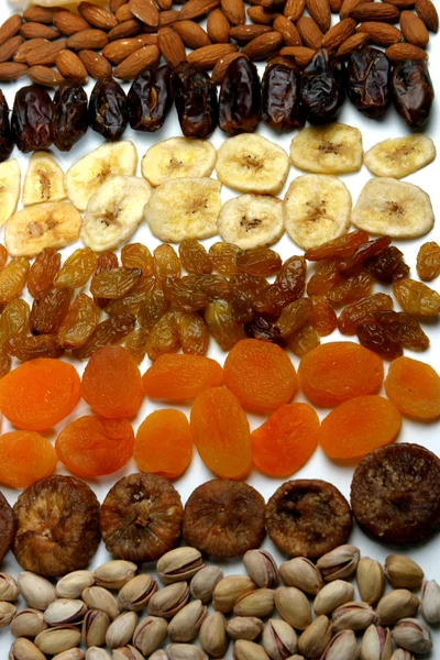 Mix of raisins and nuts — Stock Photo, Image