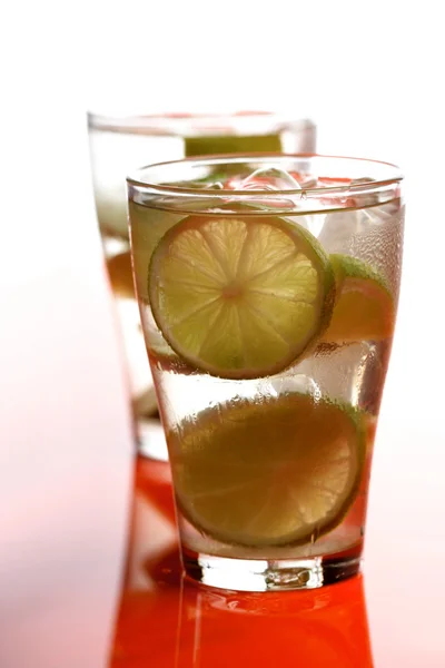 Glasses of tasty drinks — Stock Photo, Image