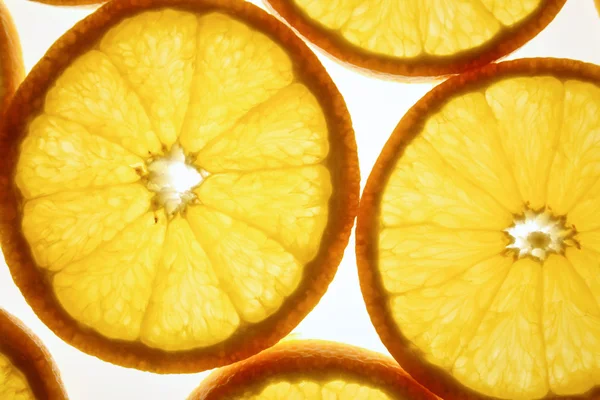 Čerstvé zralé pomeranče — Stock fotografie