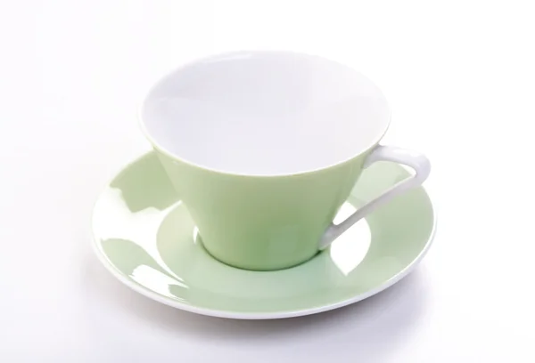 Green empty cup — Stock Photo, Image