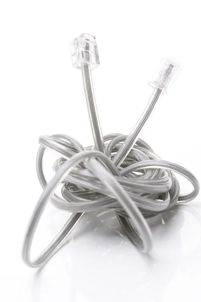 White Network cables — Stock Photo, Image