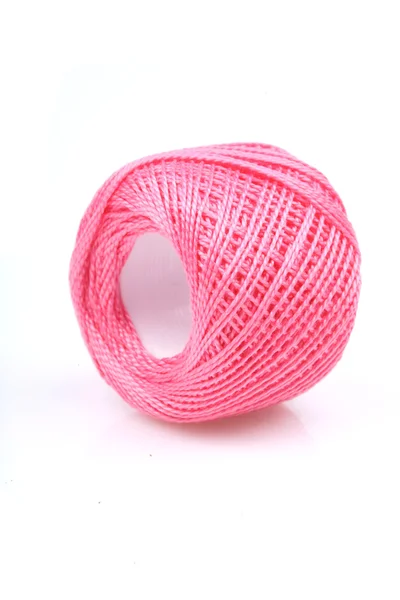 Pink Ball of string — Stock Photo, Image