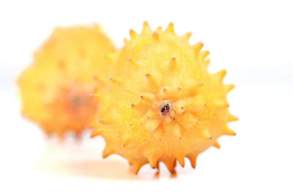 Frische gelbe Kiwano-Melonen — Stockfoto