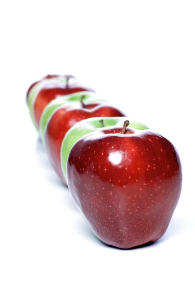 Red and green apples — Stock Photo, Image