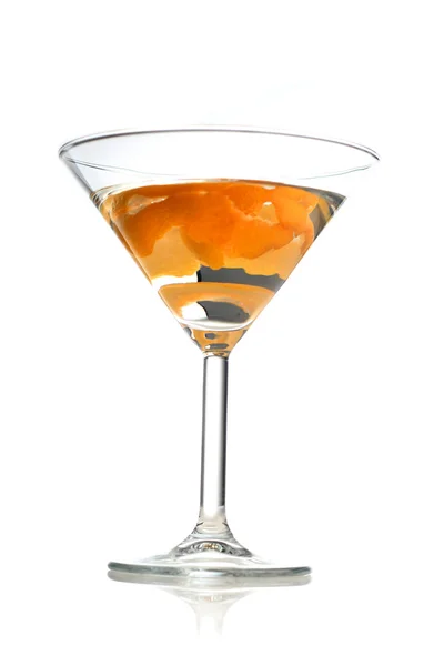 Пейте в стакане мартини — стоковое фото