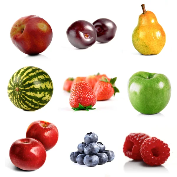 Exotic Fruits on white — Stock Photo, Image