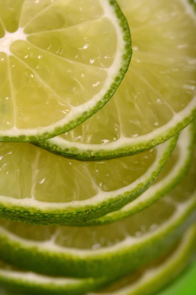 Fresh Lime slices — Stock Photo, Image