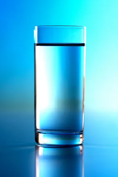 Crystal Glass of water — Stock Photo, Image