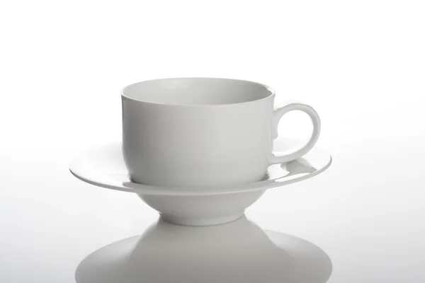 Empty white cup — Stock Photo, Image