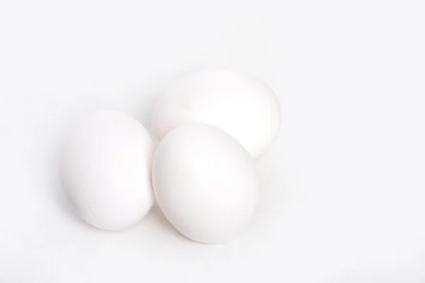 Friss fehér tojás — Stock Fotó
