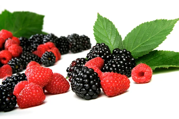 Fresh sweet Raspberries — Stock Photo, Image