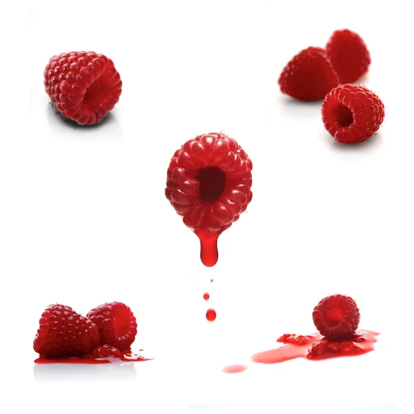 Fresh sweet Raspberries — Stock Photo, Image