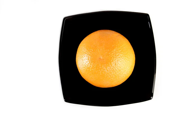Orange fraîche dans un bol — Photo