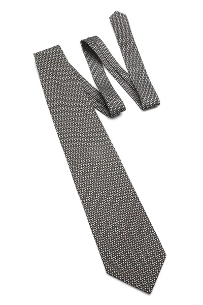 グレーのシルク ネクタイ — ストック写真