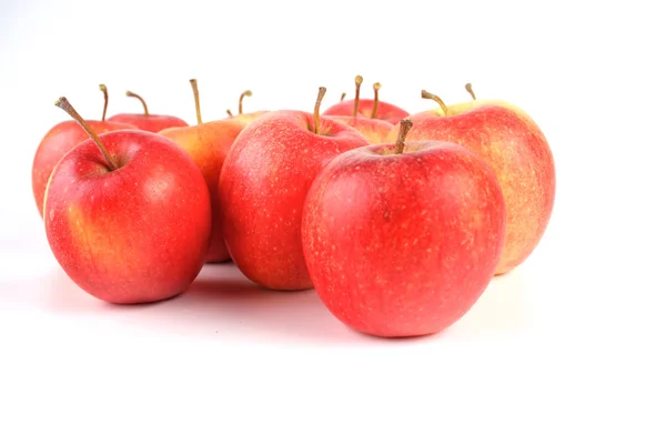 붉은 사과를 엮음 — 스톡 사진