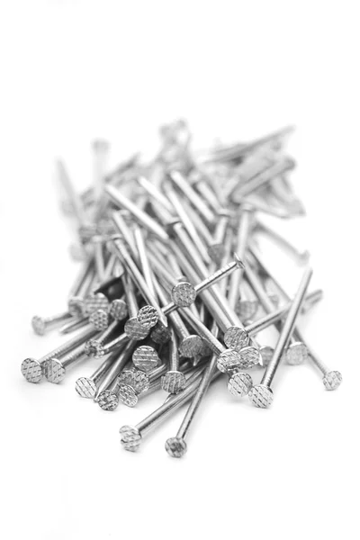 New stainless Nails — Stock Photo, Image