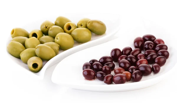 Olives marinées savoureuses — Photo