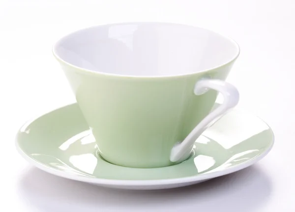 Зелений порожній чашки — стокове фото