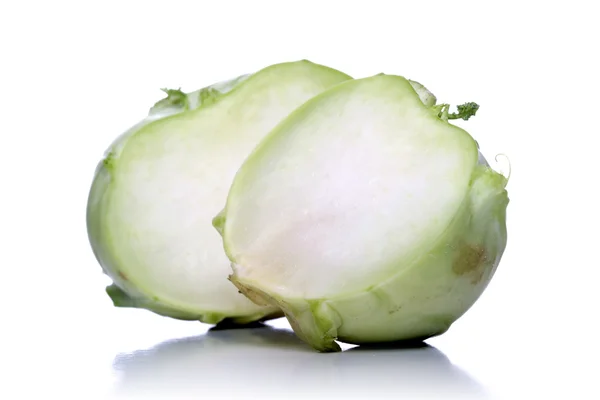 Frischer reifer Kohlrabi — Stockfoto