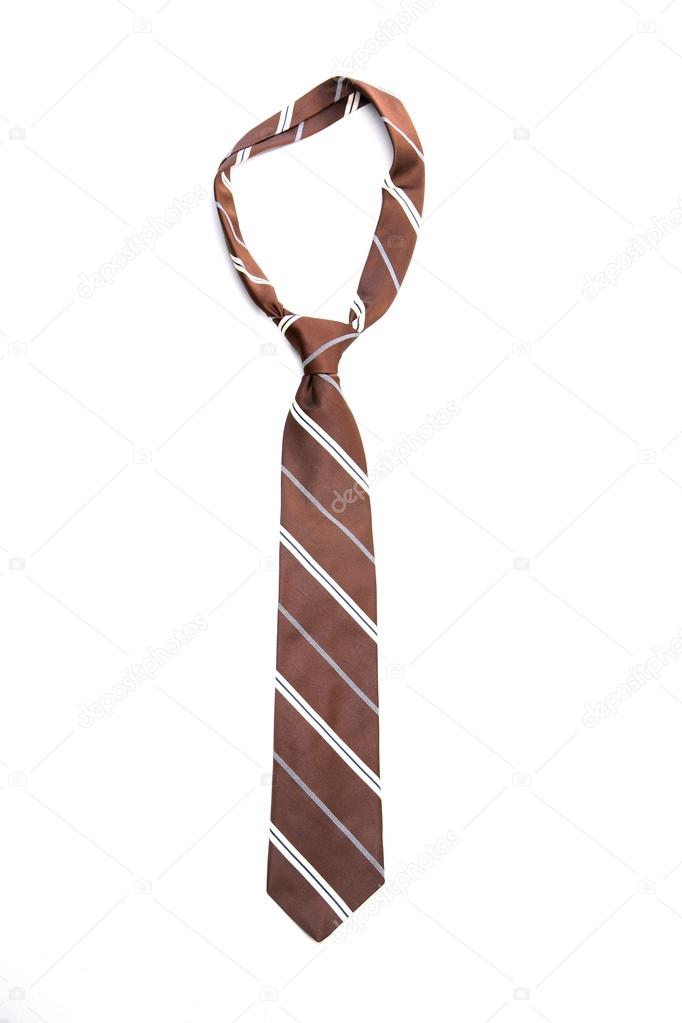 Stripped silk Tie
