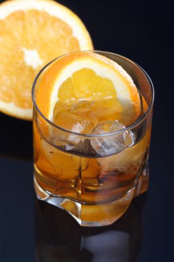 Lezzetli turuncu içecek