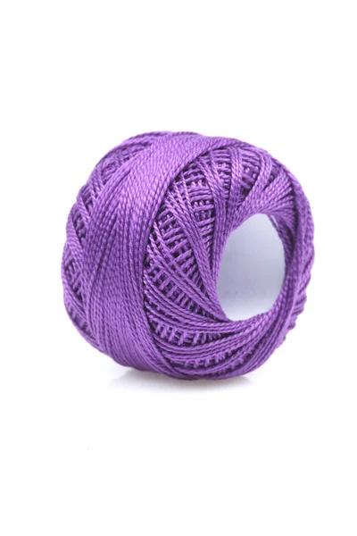 Violet Ball of string — Stock Photo, Image