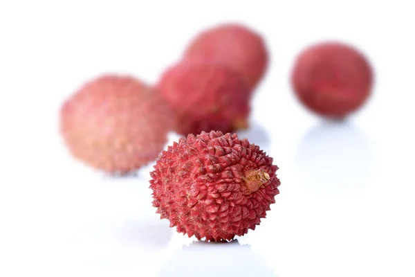 Lychees maduros rosa — Fotografia de Stock