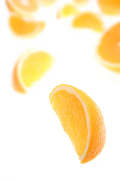 Oranje gesneden in plakjes — Stockfoto
