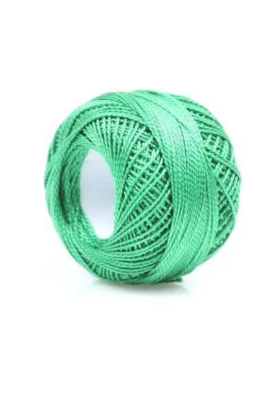 Green Ball of string — Stock Photo, Image