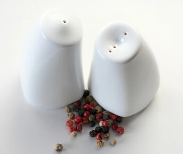 Peper and salt pots — Stock Photo, Image