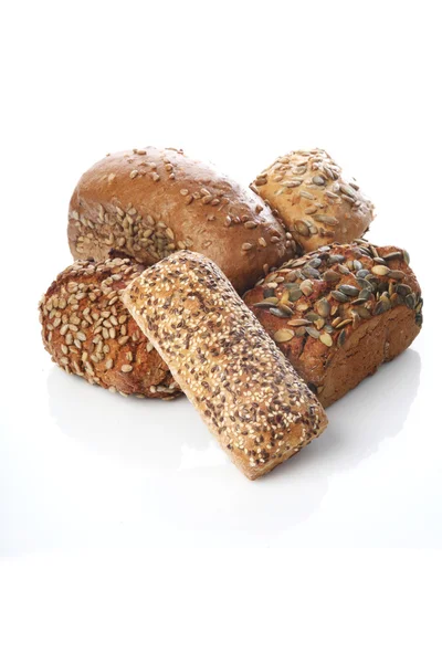Μίγμα από φρέσκα ψωμιά — Φωτογραφία Αρχείου