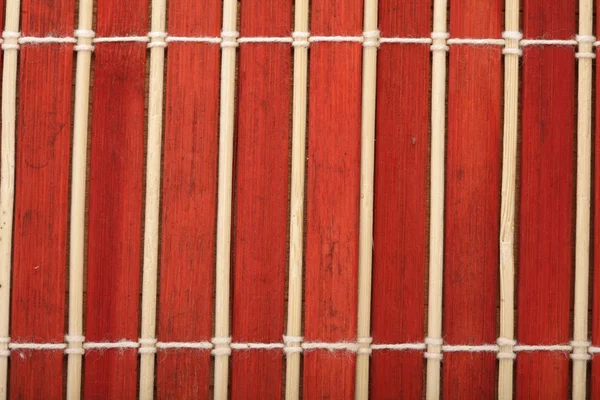Estera de madera roja —  Fotos de Stock