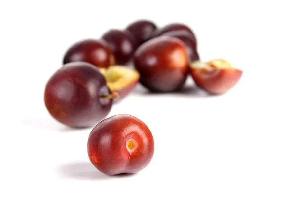 Fresh sweet plums — Stock Photo, Image