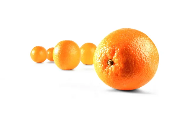 Čerstvé sladké pomeranče — Stock fotografie