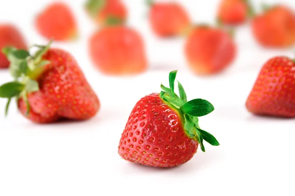 新鲜成熟草莓 — 图库照片